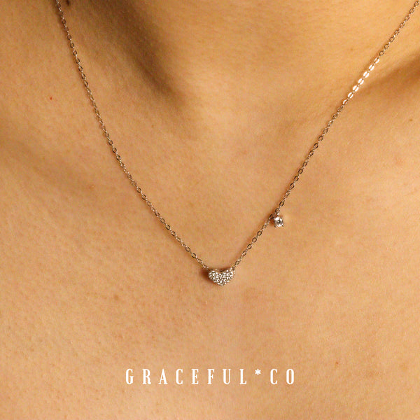 Karina Diamond Love Necklace