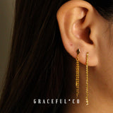 Patricia Chain Stud Earrings