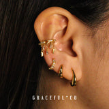 Chic C-Hook Dangle Earrings