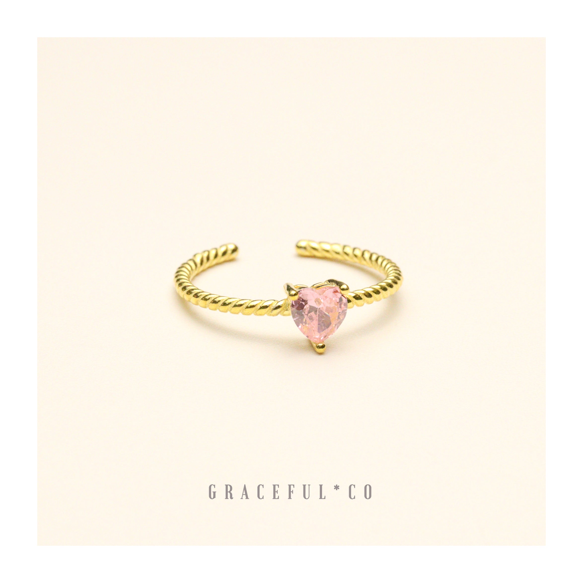 Heartfelt Majesty Crown Ring