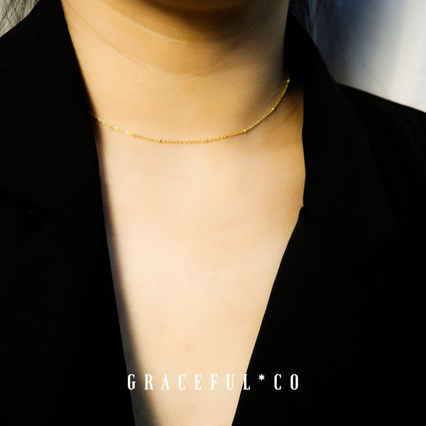 Mini Milkyway Chain Choker Necklace - Gracefulandco