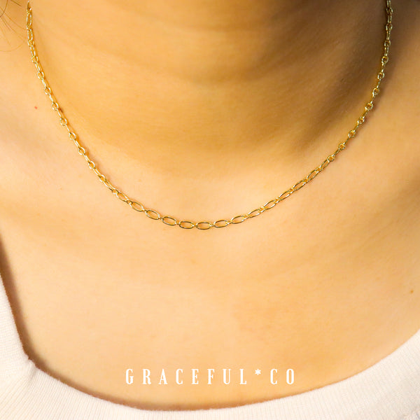 Classic Vintage Chain Necklace - Gracefulandco
