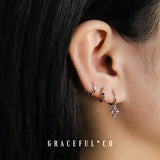Minimalist Uneven Huggie Earrings - Gracefulandco