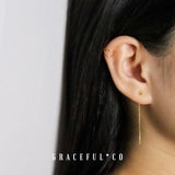 Simple Cross Ear Cuffs - Gracefulandco