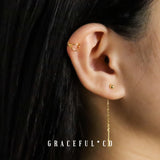 Simple Cross Ear Cuffs - Gracefulandco