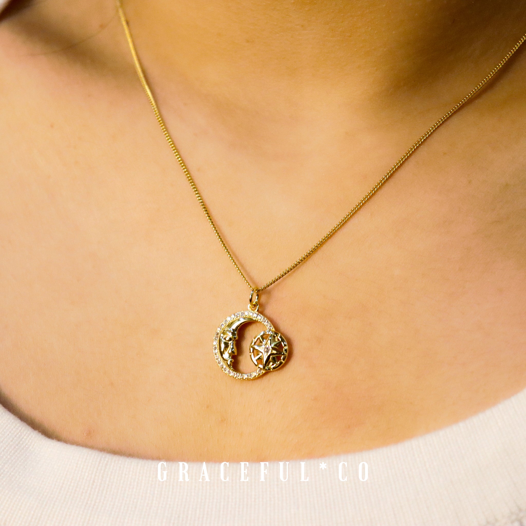 Goddess of the Moon Necklace - Gracefulandco