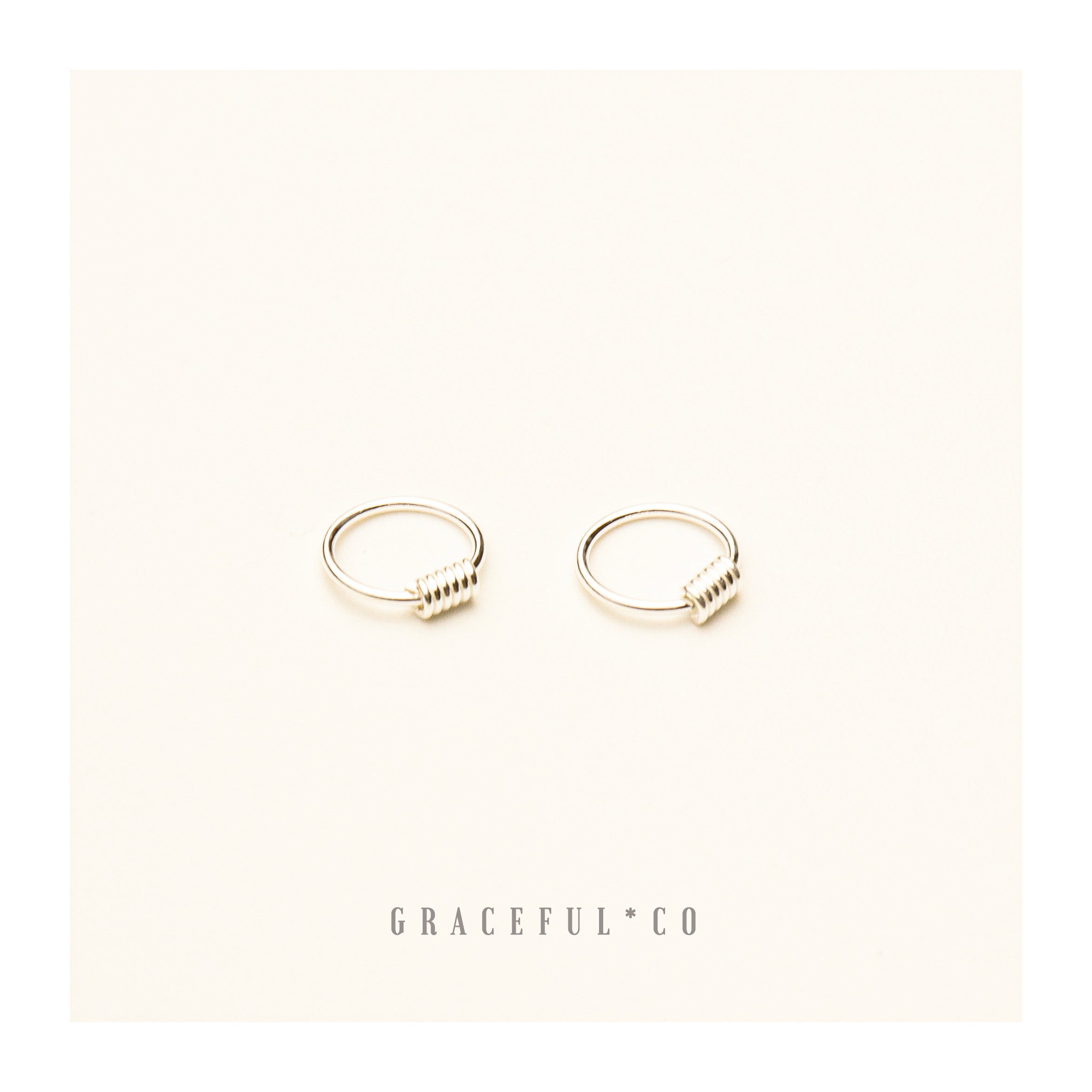 Tiny Spring Endless Huggie Hoop Earrings - Gracefulandco