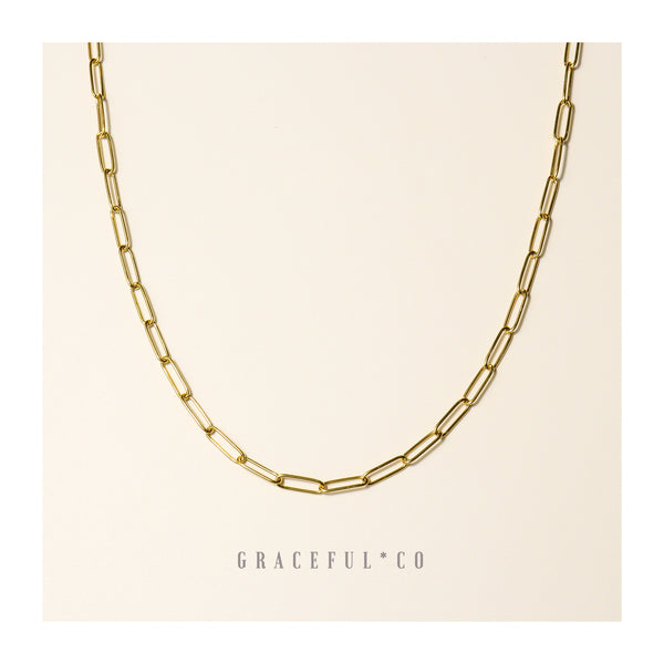Paperclip Choker Necklace - Gracefulandco
