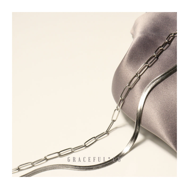 Herringbone Choker Necklace - Gracefulandco
