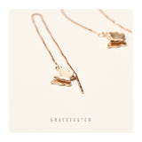 Rose Butterfly Threader Earrings - Gracefulandco