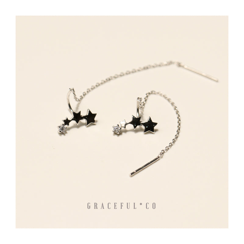 Shooting Star Threader Earrings - Gracefulandco