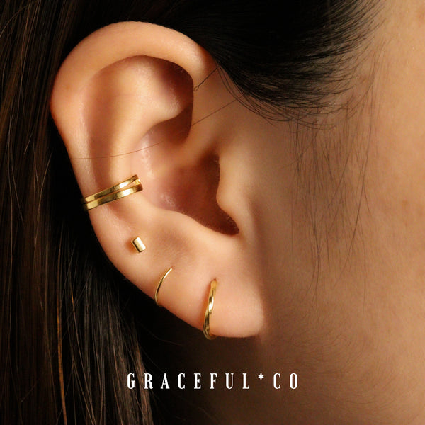Bella Twist Ear Climber Earrings - Gracefulandco