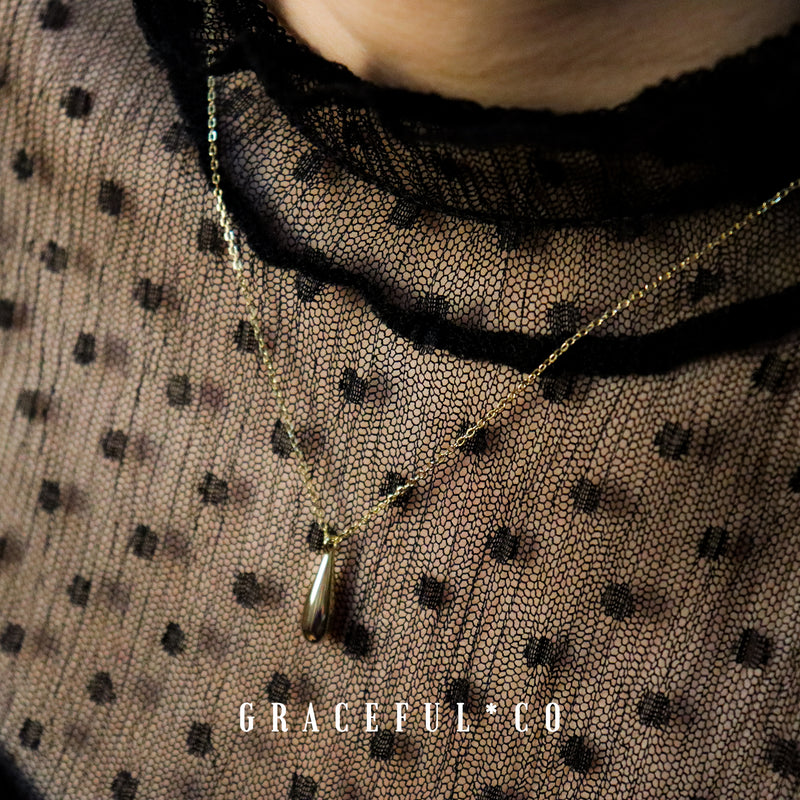 Memorial Teardrop Necklace - Gracefulandco