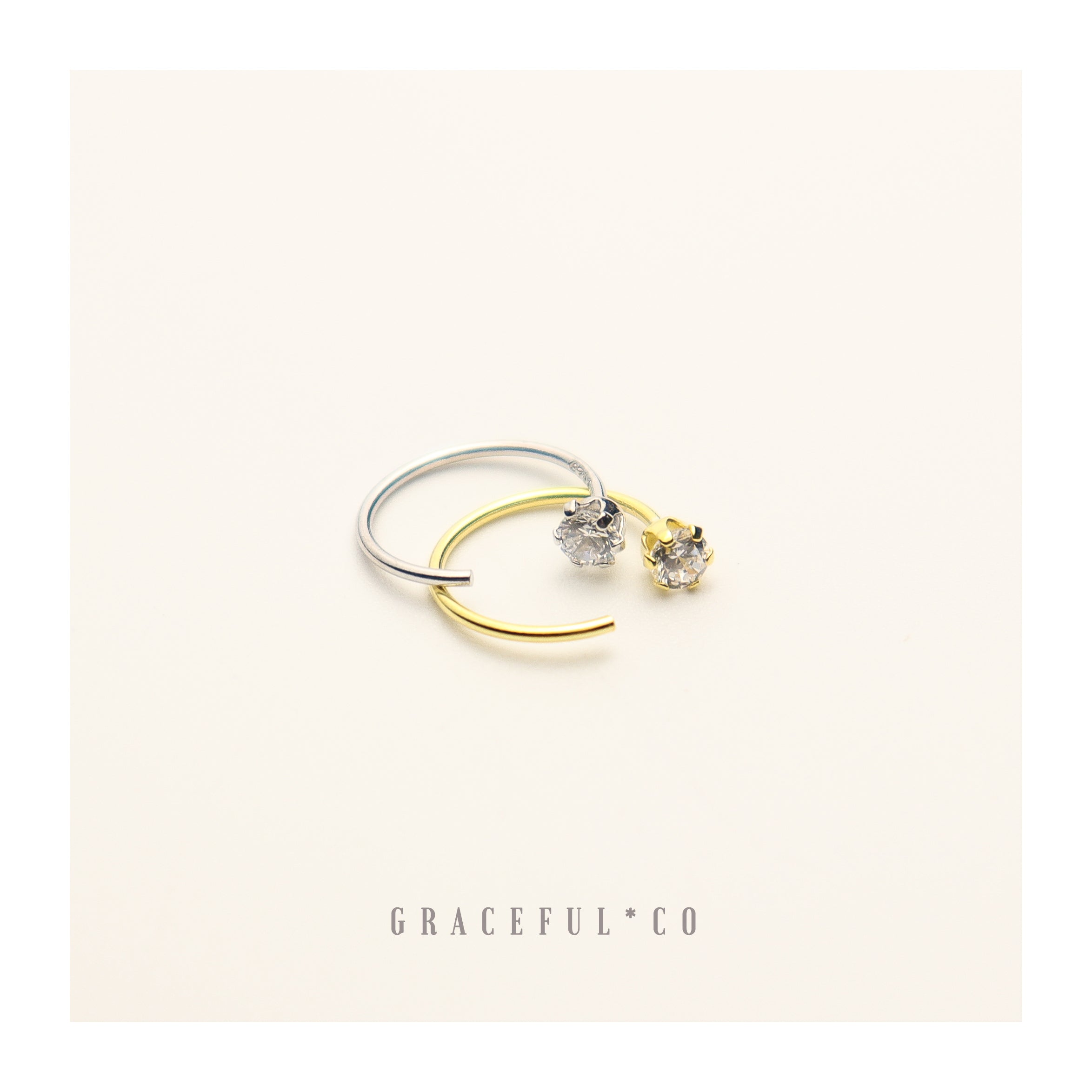 Dainty Rose Huggie Earrings - Gracefulandco