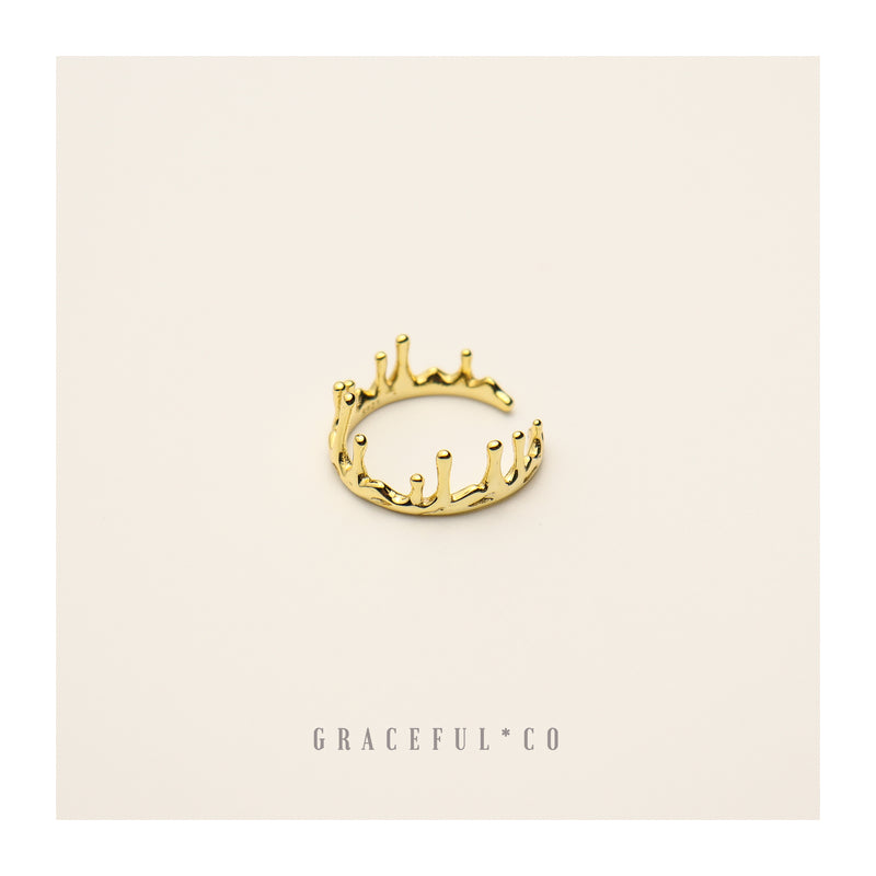 Candle Light Crown Ring - Gracefulandco
