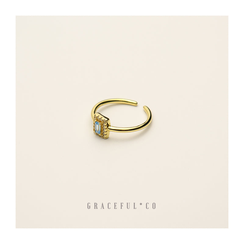 Ariela Ocean Pave Ring - Gracefulandco