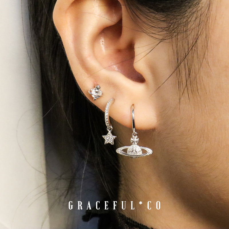 Mini Celestial Stud Earrings - Gracefulandco