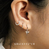 Sparkling Pave Huggie Earrings - Gracefulandco