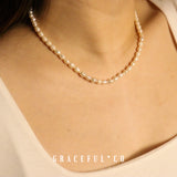 Delia Freshwater Pearl Choker Necklace