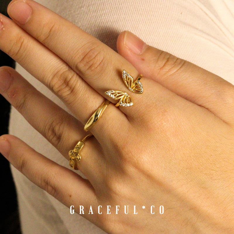 Butterfly Wings Ring - Gracefulandco