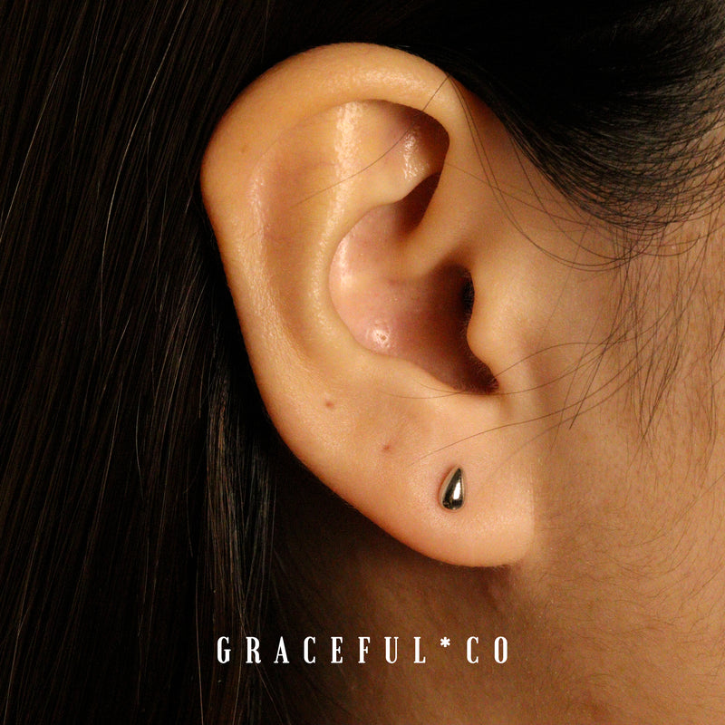 Asymmetry Drops Stud Earrings