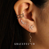 Polka Dots Ear Cuff - Gracefulandco