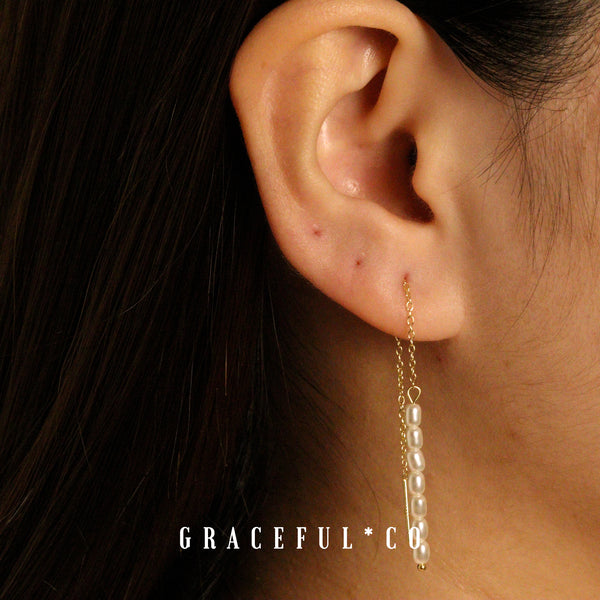 Chic Gold Earrings - Gold Threader Earrings - Threader Earrings