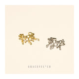 Baguette Lattice Chain Ear Cuff