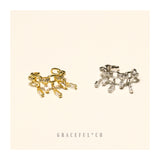 Baguette Lattice Chain Ear Cuff