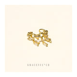 Baguette Lattice Chain Ear Cuff