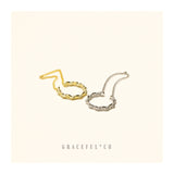 Serene Chain Ear Cuffs