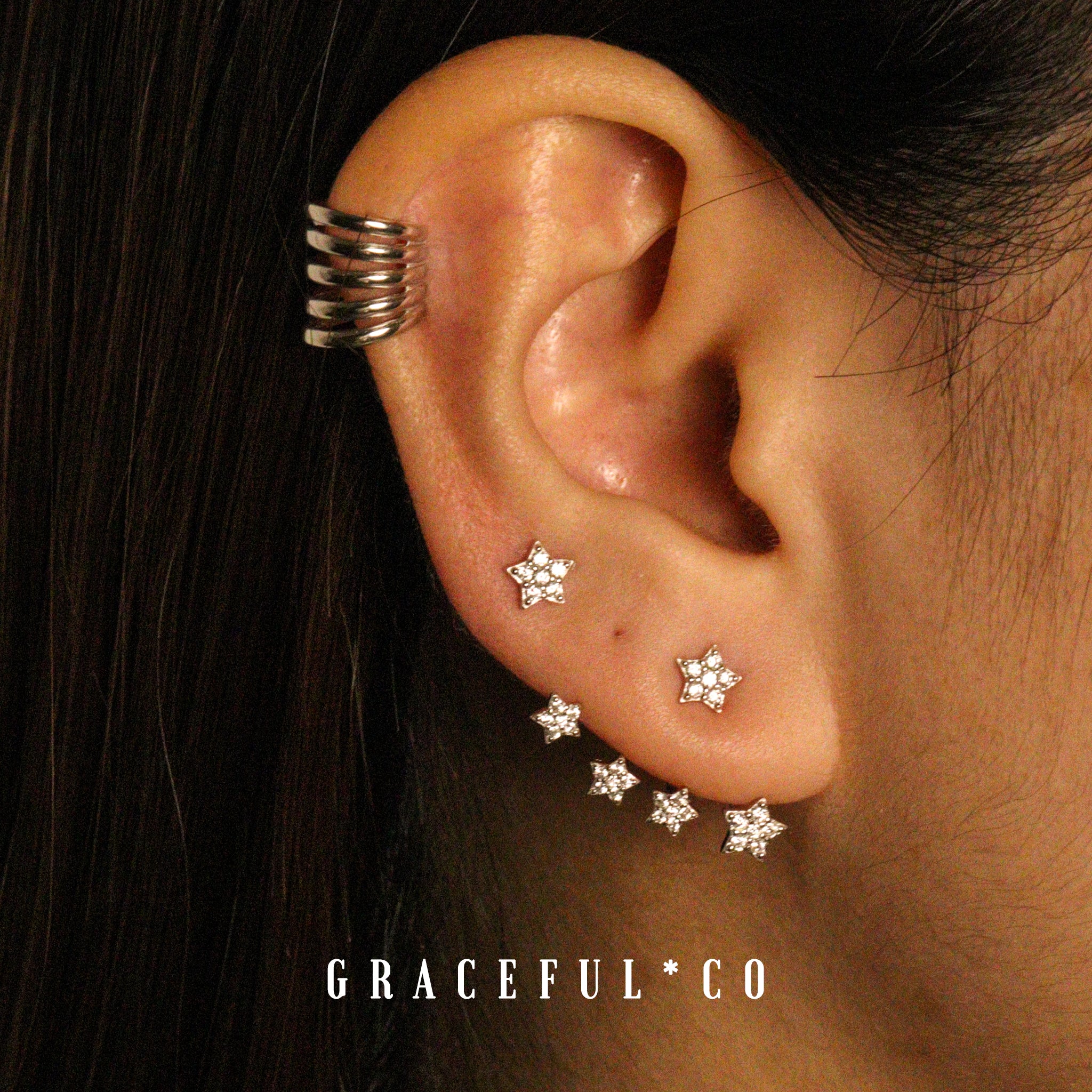 Supernova Starburst Ear Jackets