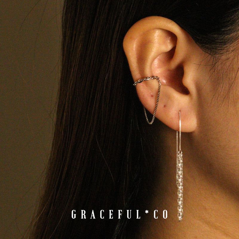 Serene Chain Ear Cuffs