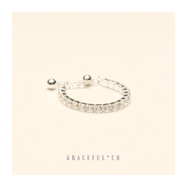 Champagne Eternity Chain Ring