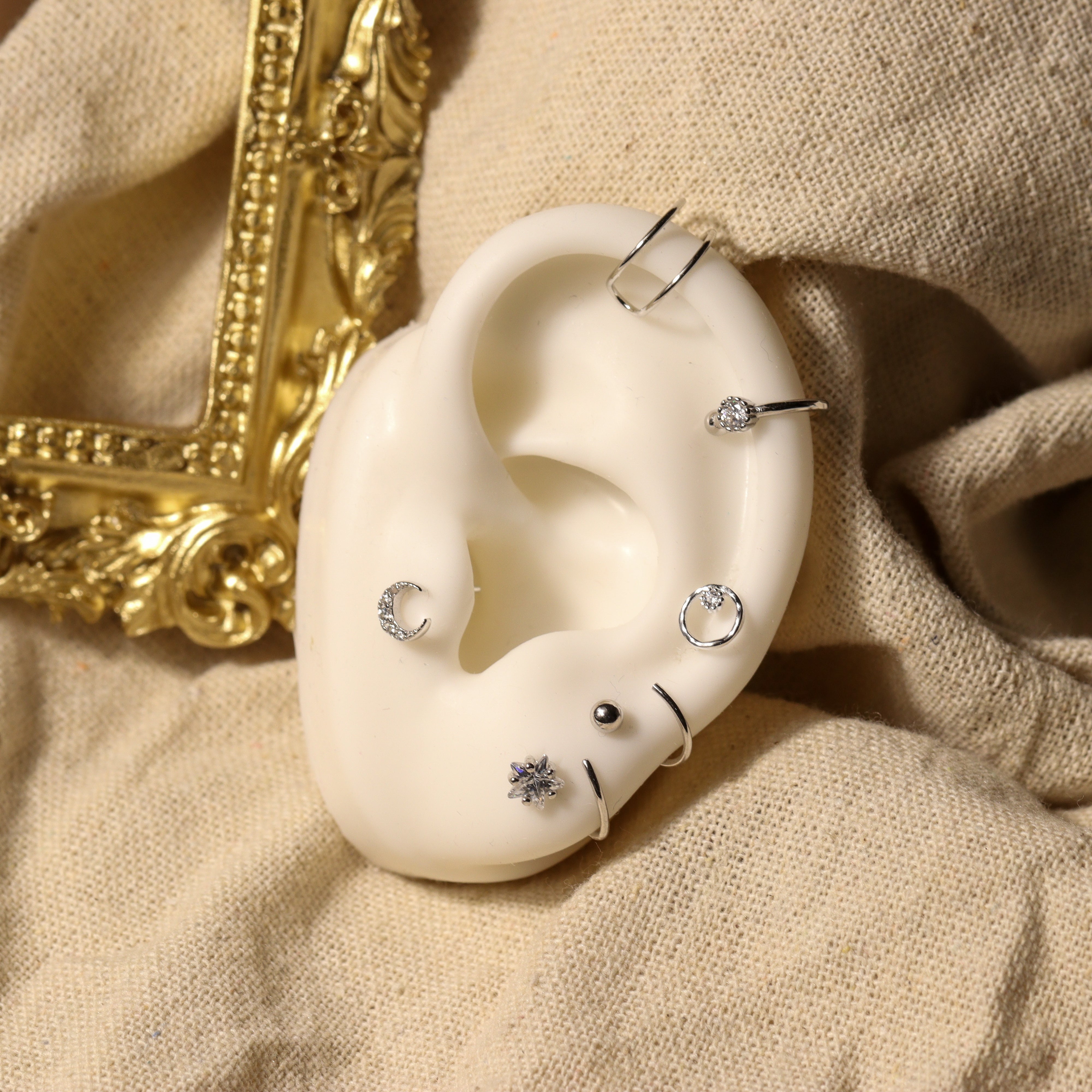 Small Ball Huggie Hoop Earrings - Gracefulandco