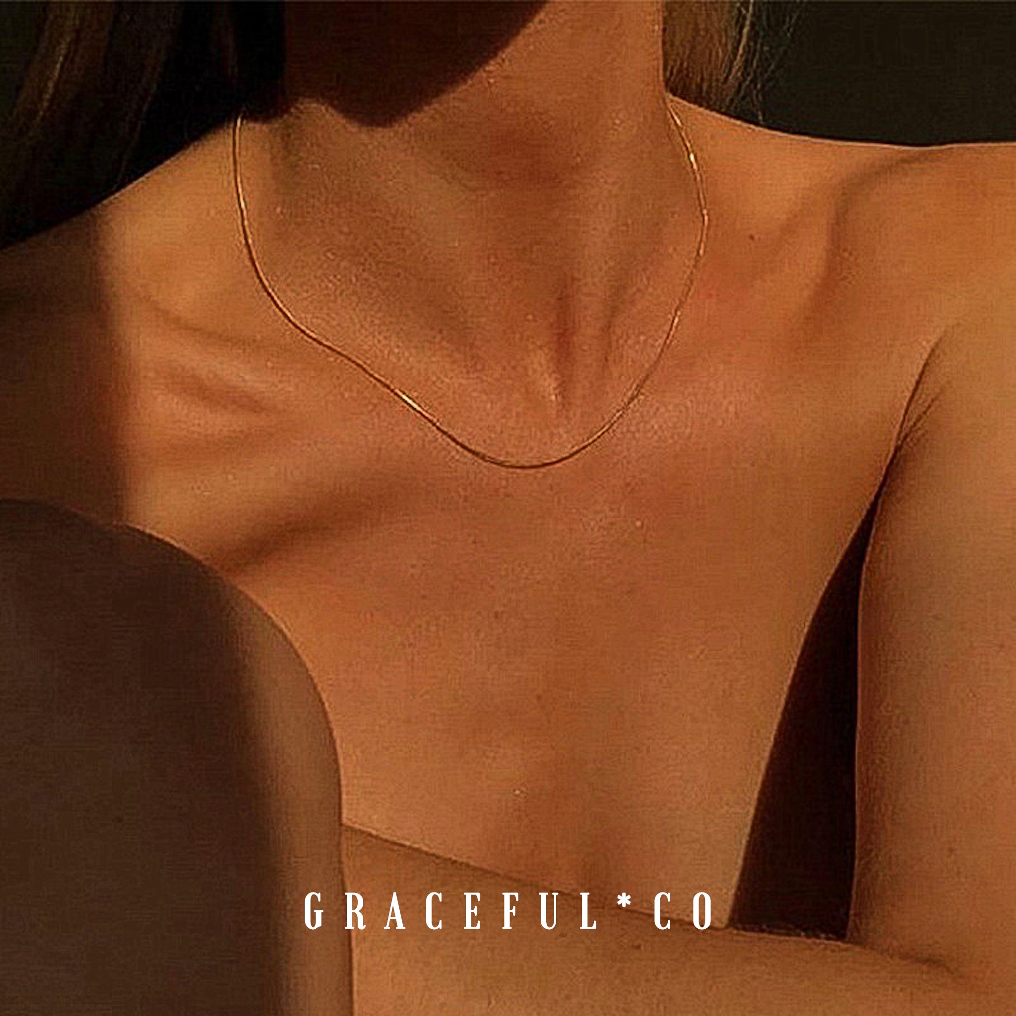 Slinky Chain Choker Necklace - Gracefulandco