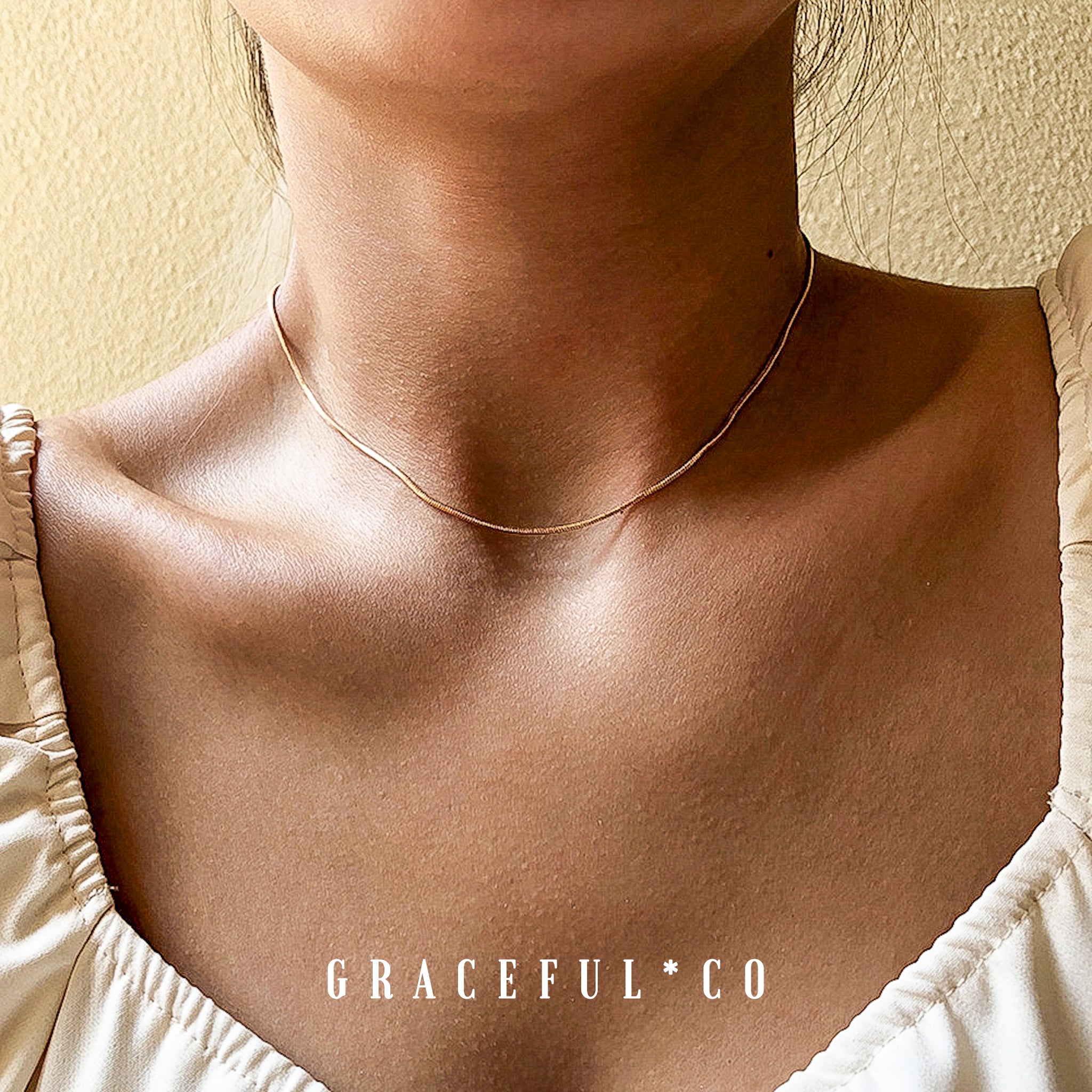 Slinky Chain Choker Necklace - Gracefulandco