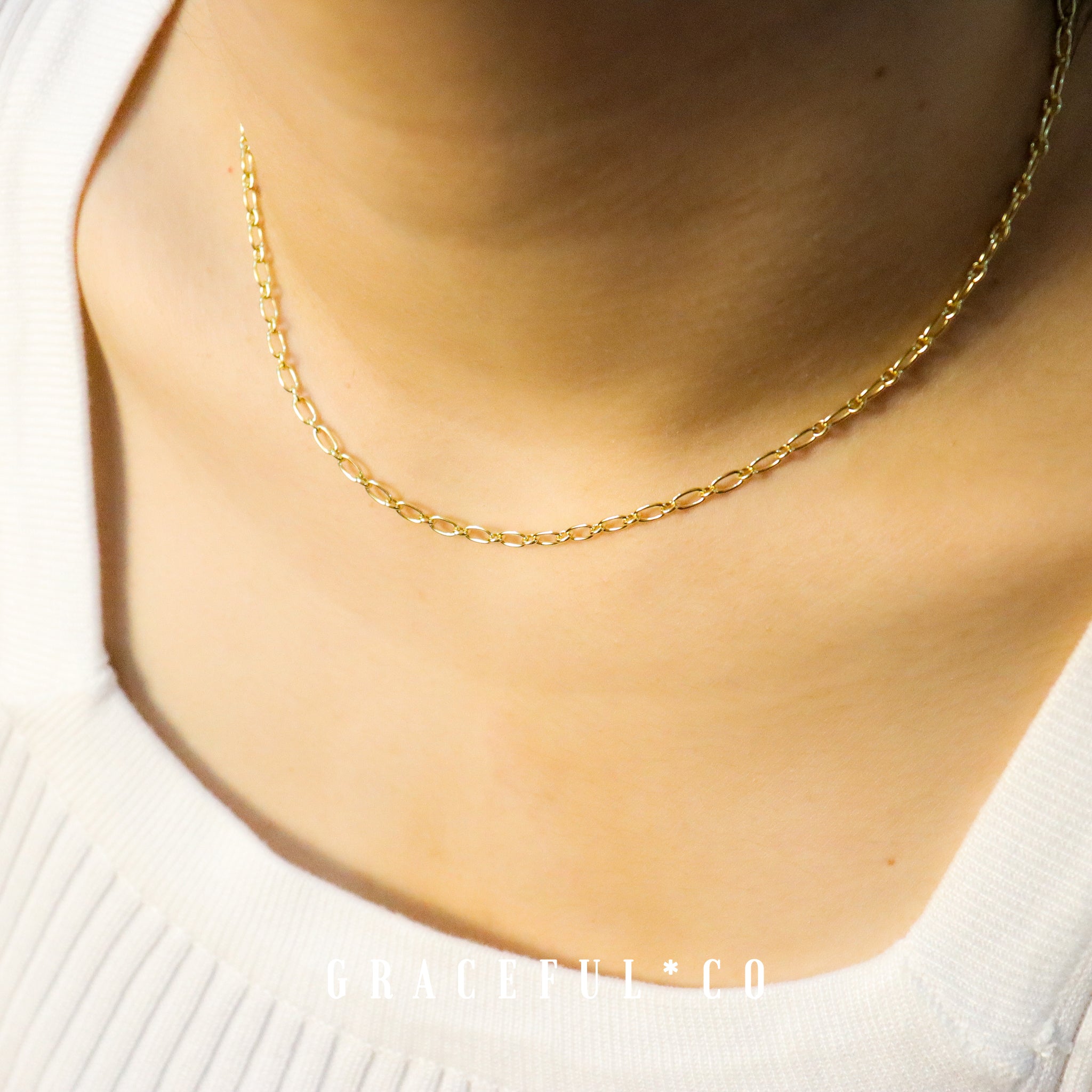 Classic Vintage Chain Necklace - Gracefulandco