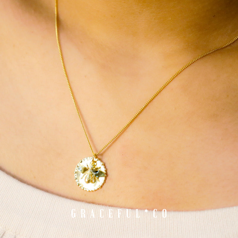 Goddess Honey Bee Necklace - Gracefulandco