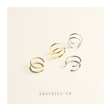 Simple Double Line Ear Cuffs - Gracefulandco