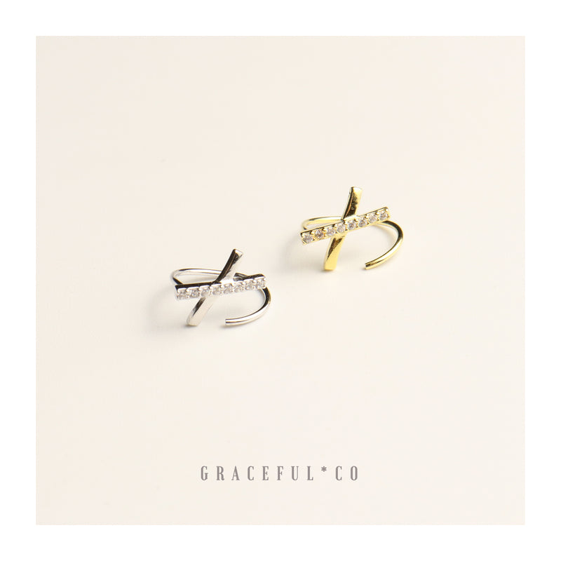 X on sale climber earrings