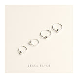 Small Cute Ball Hoop Earrings - Gracefulandco