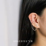 Chrissy Mix Pearl Ear Cuffs & Stud Earrings - Gracefulandco