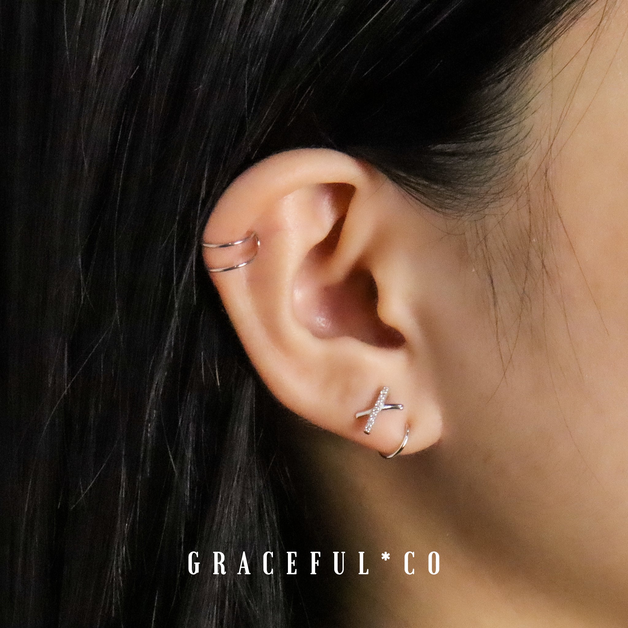 Simple Double Line Ear Cuffs - Gracefulandco