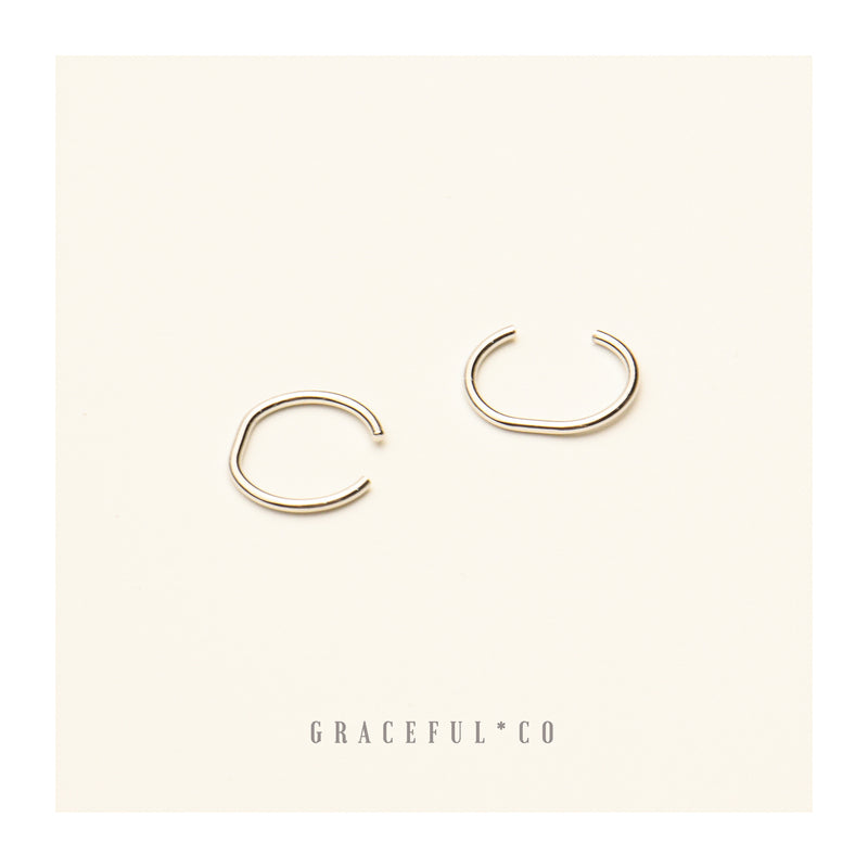 Minimalist Shape Ear Cuffs - Gracefulandco