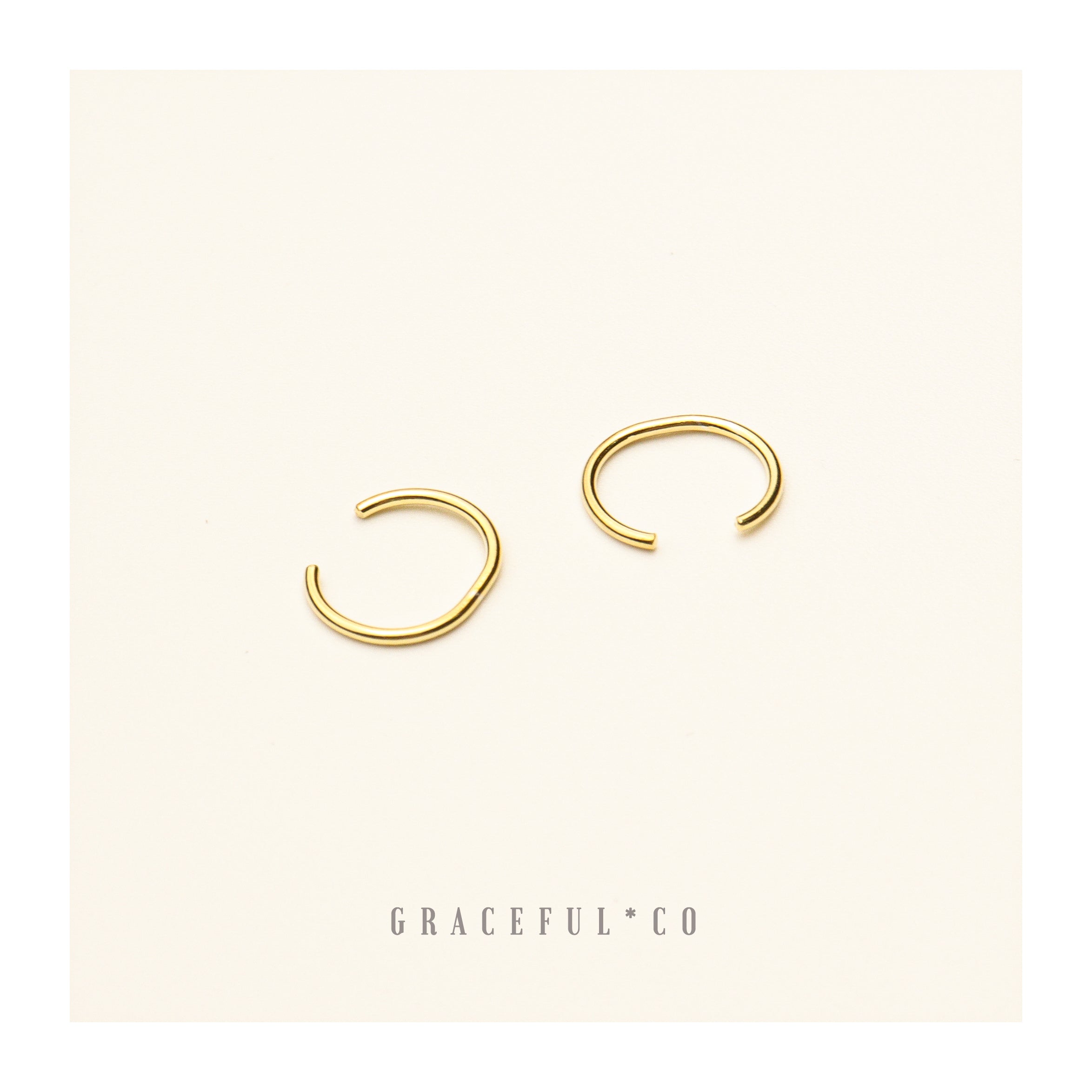 Minimalist Shape Ear Cuffs - Gracefulandco