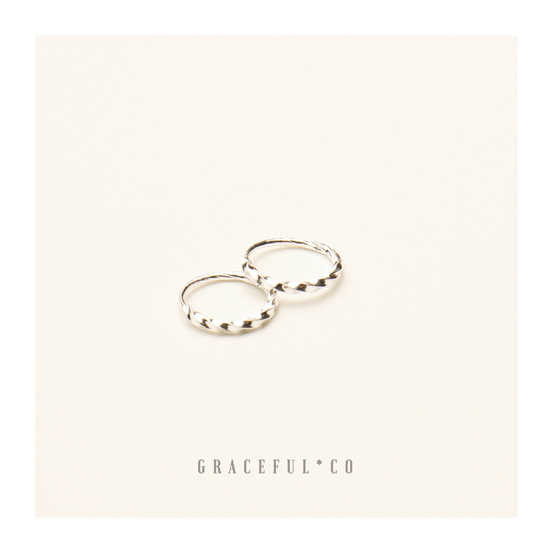 Cute Twist Endless Huggie Hoop Earrings - Gracefulandco