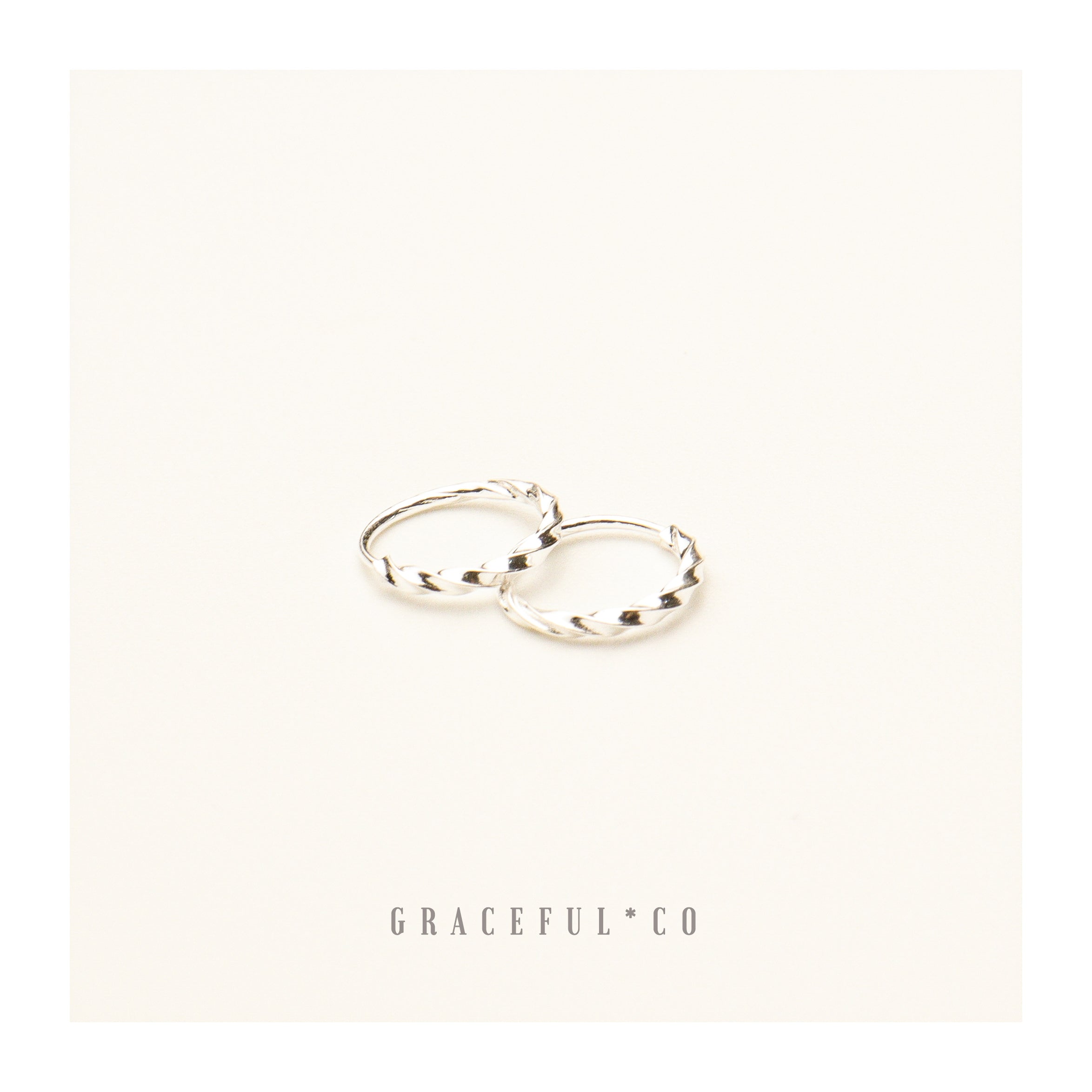 Cute Twist Endless Huggie Hoop Earrings - Gracefulandco