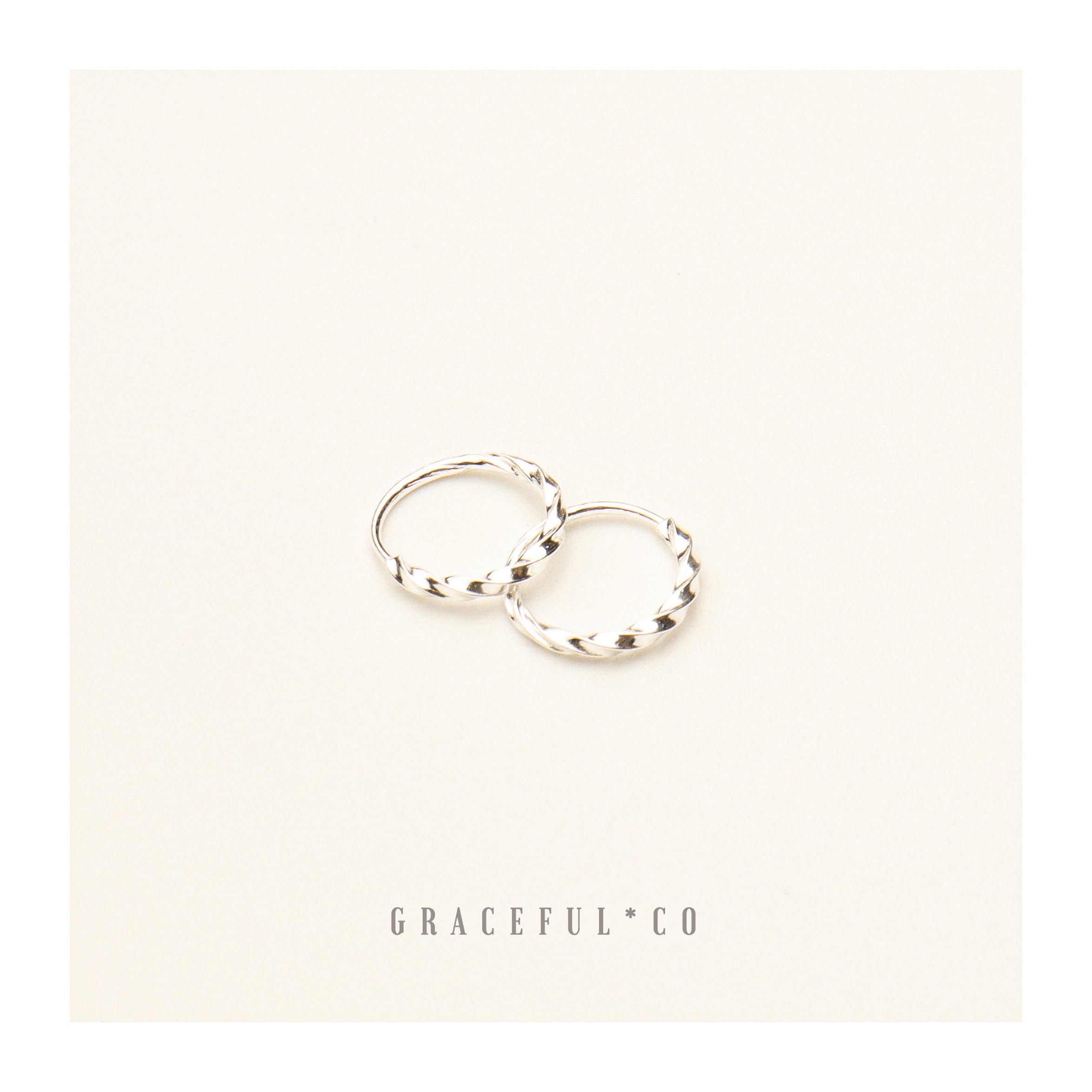 Cute Twist Endless Huggie Hoop Earrings - Gracefulandco