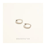 Little Shining Pave Ear Cuffs - Gracefulandco